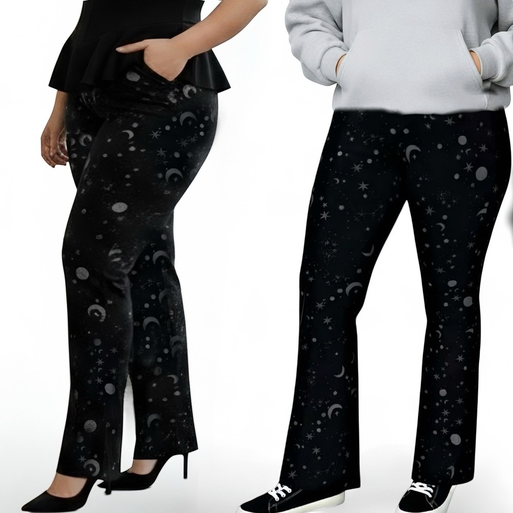 TORRID Celestial Full Length Pocket Flare Leggings NWT Size 4X